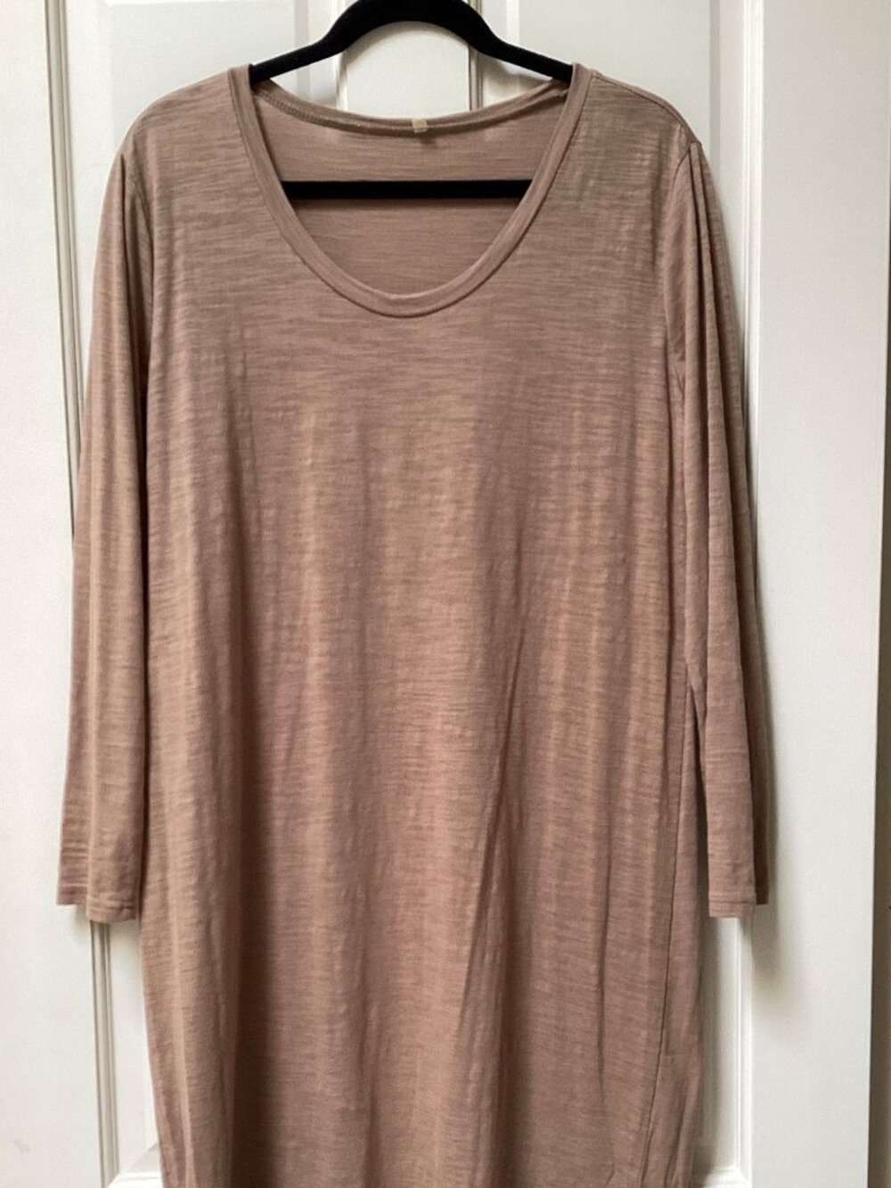 Tan/brown maxi dress, size medium
